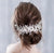Bridal Hair piece with white leaf detail